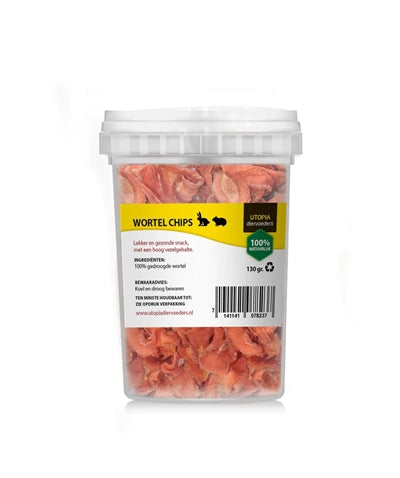 Utopia – Chips de Carotte – Snack naturel et savoureux pour rongeur – 130 g - Caractéristiques