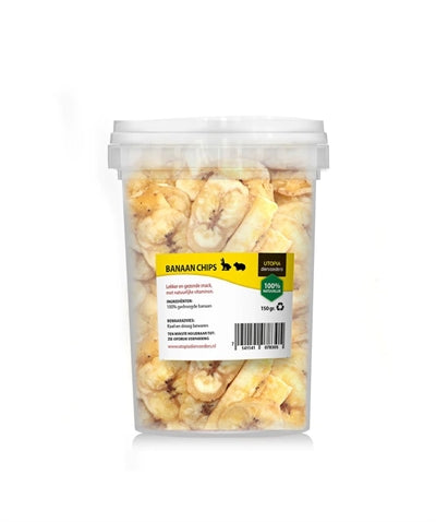 Utopia – Chips de Banane – Snack naturel et savoureux pour rongeur – 150 g - Caractéristiques
