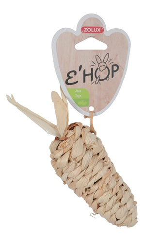 Zolux – Jouet pour rongeur – Carotte Ehop en feuilles de maïs – 12 cm - Caractéristiques