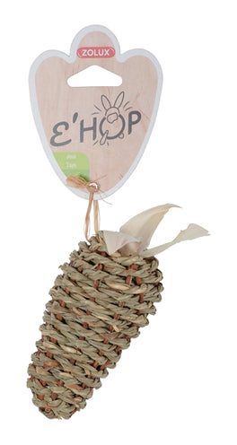 Zolux – Jouet pour rongeur – Carotte Ehop en jonc de mer – 12 cm - Caractéristiques
