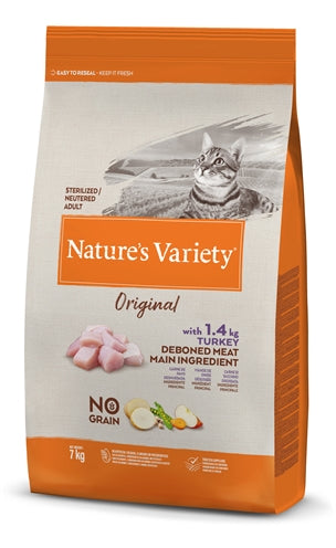Natures Variety Original Sterilized Turkey No Grain 7 Kg