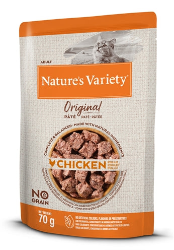 Nature's Variety – Aliment humide pour chat – Poulet – 840 g - Caractéristiques