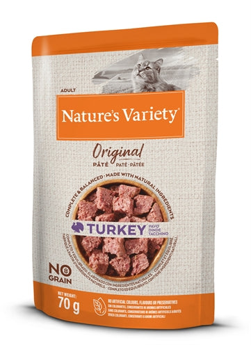 Natures Variety Original Pouch Turkey 12X70 Gr