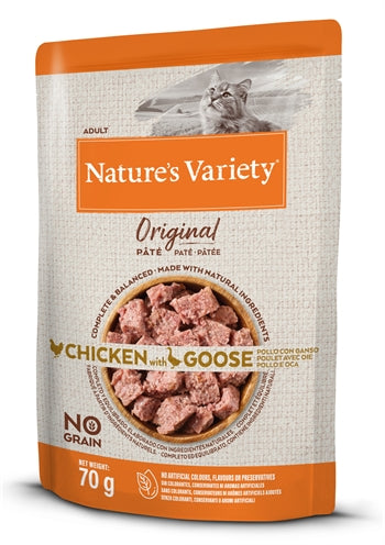 Natures Variety Original Pouch Chicken / Goose 12X70 Gr