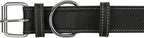 Trixie Halsband Hond Rustic Vetleer Heartbeat Zwart