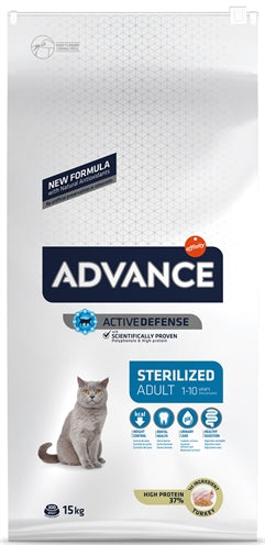 Advance – Croquettes pour chat – Stérilisé - Dinde - Caractéristiques