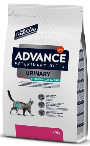 Advance Veterinary Diet Cat Urinary Sterilized Minder Calorieën 1,25 Kg