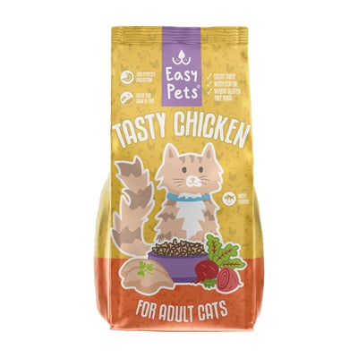 Easypets – Croquettes pour chat – Tasty Chicken pour adulte – 1,5 kg - Caractéristiques