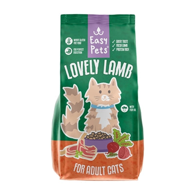 Easypets – Croquettes pour chat – Adulte à l'agneau – 1,5 kg - Caractéristiques