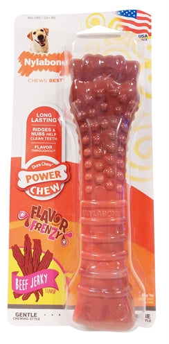 Nylabone Textured Dura Chew Beef Jerkey Voor Harde Bijters Tot 23 Kg