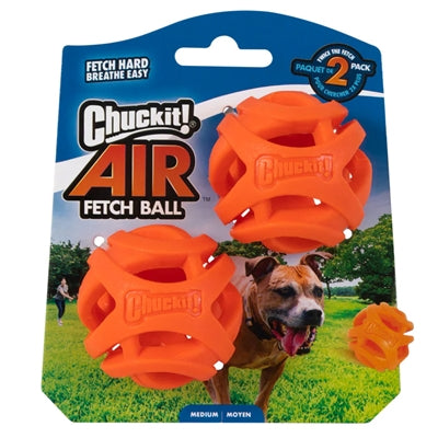 Chuckit Breathe Right Fetch Bal Small Oranje 5 Cm 2 St