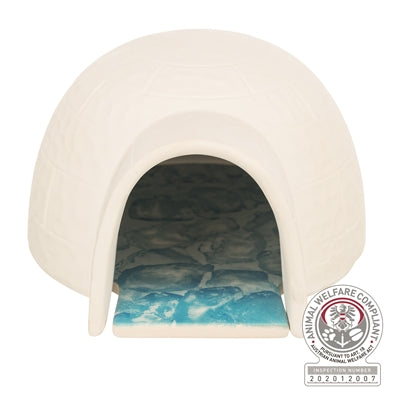 Trixie Hamster Iglo Met Koelplaat Keramiek Wit 15X13X9 Cm