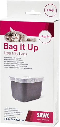 Savic – Sacs à litière Bag It Up pour maison de toilette Hop In – 6 pièces - Caractéristiques
