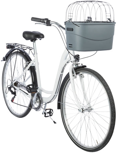 Trixie Stuur-Fietsmand Kunststof Grijs 42X30X39 Cm Tot 5 Kg
