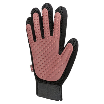 Trixie – Gant de toilettage et de massage pour chat – Mesh et TPR – Rose/Noir – Taille Unique - Caractéristiques