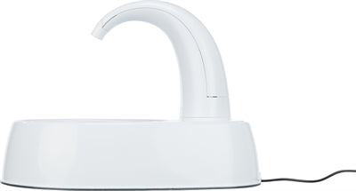 Trixie – Fontaine à eau pour chien et chat – Curved Stream Plastique Blanc - Caractéristiques