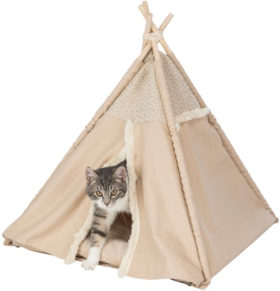 Trixie – Tipi pour chien et chat Boho – Beige – 55 x 55 x 65 cm - Caractéristiques