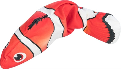 Trixie Spartel Vis Stof Catnip Oranje 26 Cm 4 St
