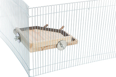 Trixie Landingsplaats Met Zitstokken Hout Naturel 19X19 Cm