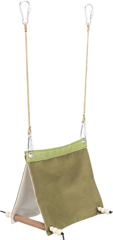 Trixie Vogeltent Hangend Katoen Groen 16X18X20 Cm