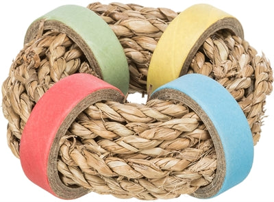Trixie – Jouet pour rongeur – Anneau en jonc de mer et rondelles de papier – 8 cm - Caractéristiques