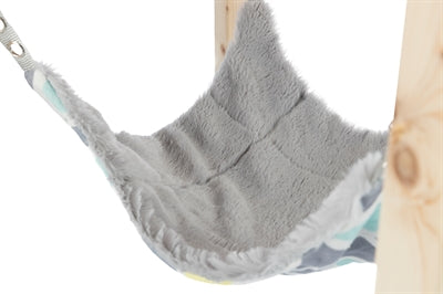 Trixie Schuilplaats Met Hangmat Sunny Assorti / Grijs 28X28X24 Cm