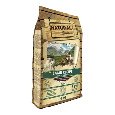 Natural Greatness – Croquettes pour chien – Agneau - Caractéristiques
