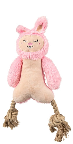 Fofos – Jouet pour chien – Lapin en peluche avec pattes en corde – 34 x 20 x 3,5 cm - Caractéristiques