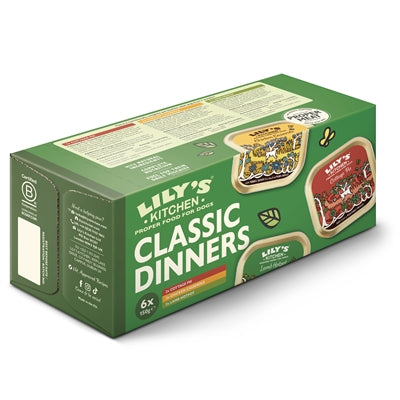 Lily's Kitchen – Aliment humide pour chien – Multi pack - Adulte Classiques Diners – 900 g - Caractéristiques