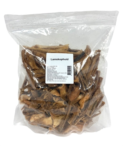 Petsnack – friandises pour chien – Peau de tête d'agneau – 1 kg - Caractéristiques