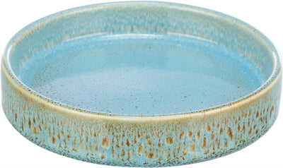 Trixie Voerbak / Drinkbak Keramiek Blauw 16X16 Cm 900 Ml
