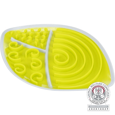 Trixie – Plateau de léchage Lick'n'snack Feuille chien et chat – TPR – 28 x 21 cm - Caractéristiques