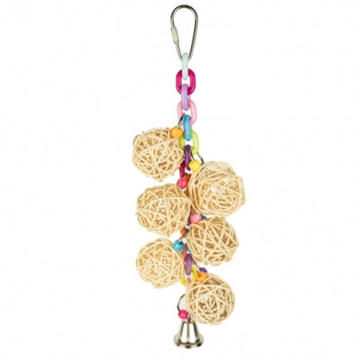 Petlala – Accessoire pour Oiseau –  Bois & Osier – 26 x 9 cm - Caractéristiques