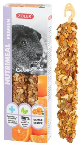 Zolux – Nutrimeal – Sticks pour cochon d'Inde à l'orange – Lot de 2 - Caractéristiques