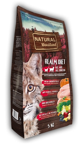 Natural Woodland – Croquettes pour chat et chaton – Realm Diet au poulet frais sans céréales - Caractéristiques