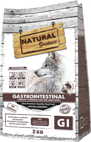 Natural Greatness – Croquettes pour chien – Veterinary Diet Gastrointestinal Complete – 2 kg - Caractéristiques