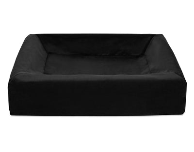 Bia Bed Royal Fluweel Hoes Hondenmand Zwart Bia-7 120X100X15 Cm