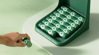 Earth Rated – Sac à déjections pour chien – Recharge sans odeur recyclée – 21 rouleaux - Caractéristiques