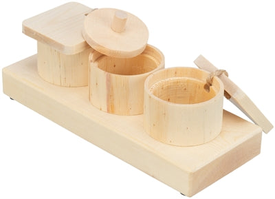Trixie Snack Cups Voor Ratten En Konijnen Hout 15X45X6 Cm