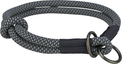 Trixie – Collier pour chien – Soft Half-Slip – Noir/Gris - Caractéristiques