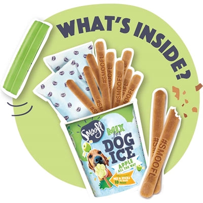 Smoofl Ijsmix Voor Honden Appel 160 Gr