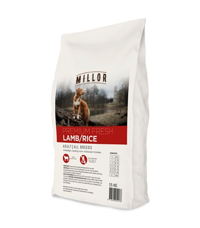 Millor – Croquettes pour chien – Premium Agneau et Riz – 15 kg - Caractéristiques