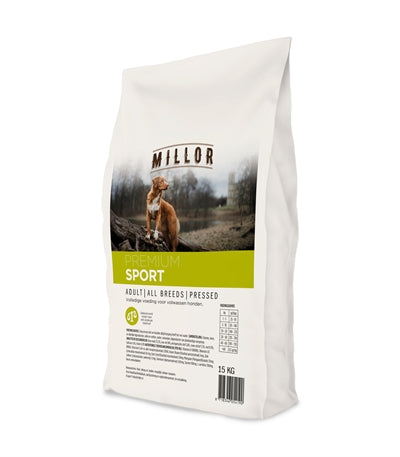 Millor – Croquettes pour chien – Pressées Premium Adulte Sport – 15 kg - Caractéristiques
