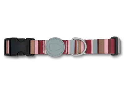 Morso – Collier pour chien – Skyline Rouge/Rose recyclé - Caractéristiques