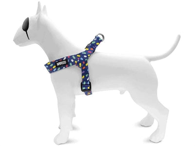 Morso – Harnais pour chien – Mini harnais recyclé Color Invaders Violet - Caractéristiques