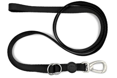 Morso Hondenriem Verstelbaar Gerecycled Pureness Zwart 75-230X1,5 Cm 4-20 Kg
