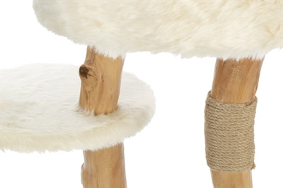 Trixie Krabpaal Santo Hout Creme 38X38X73 Cm