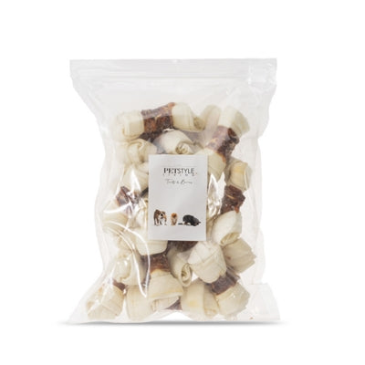 Petstyle Living Zzzpetstyle Living Geknoopt Bot Wit Met Eend 10-11 Cm 20 St
