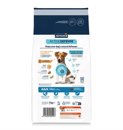 Advance – Croquettes pour chien – Mini Adulte - Poulet/Riz - Caractéristiques
