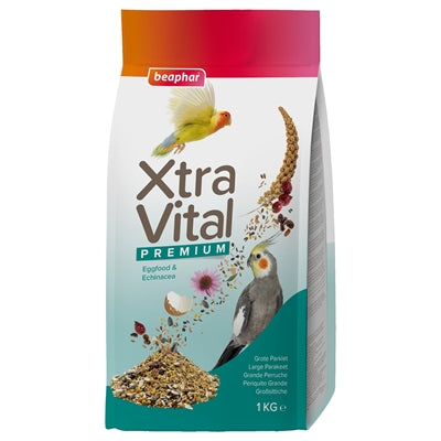 Beaphar – Aliment complet Oiseau – Xtravital – Grande Perruche – 1 kg - Caractéristiques